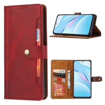 Leather Wallet Stand skydd för Samsung Galaxy A71 SM-A715 Case