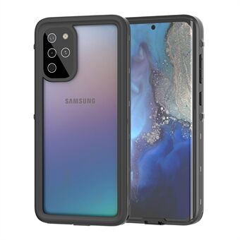 REDPEPPER IP68 vattentätt mobiltelefonfodral med fingeravtryckslås Clear Shell för Samsung Galaxy S20 Plus