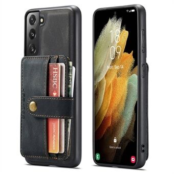 JEEHOOD Detachable Cover for Samsung Galaxy S20 Plus 4G/5G Magnetic Wallet Leather Coated TPU RFID Blocking Mobile Phone Case