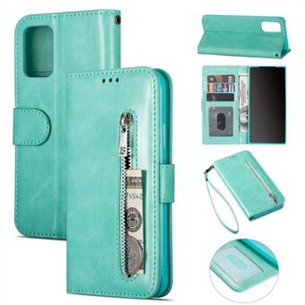 Zipper Pocket Läder med plånboksskal för Samsung Galaxy S20