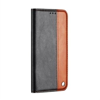Auto-absorberad Business Splice Style Leather Stand Case med kortplats Skal till Samsung Galaxy S20