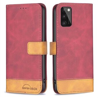 BINFEN COLOR BF Leather Case Series-7 for Samsung Galaxy A41 (Global Version), Style 11 Anti-Fingerprint Matte Texture PU Leather Case with TPU Inner Case