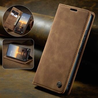 CASEME 013-serien Autoabsorberat läderskalskyddsplånboksfodral för Samsung Galaxy A21s