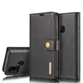 DG.MING Löstagbart 2-i-1 delat plånboksskal i läder + PC-bakfodral för Samsung Galaxy A21s