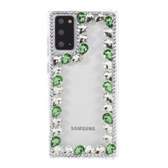 Crystal Rhinestone dekoration TPU skal till Samsung Galaxy Note 20 / Note 20 5G