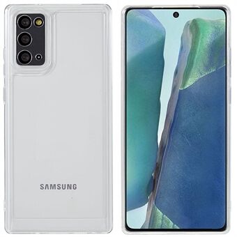 För Samsung Galaxy Note20 / Note20 5G Space Series förtjockad genomskinlig TPU-telefonfodral Stötsäker skyddande bumpertelefontillbehör