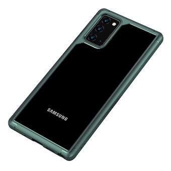 Defense Armor Series telefonfodral för Samsung Galaxy Note20 / Note20 5G, genomskinlig PC + TPU Dual Layer Shockproof Cover