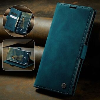CASEME 013 Series Simplicity Autoabsorberat plånboksfodral i läder för Samsung Galaxy Note20 Ultra/Note20 Ultra 5G