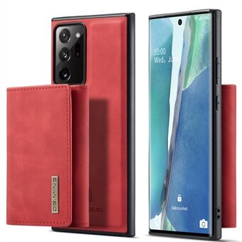 DG.MING M1-serien Kickstand Design PU-läderbelagd TPU + PC-telefonfodral med avtagbar magnetisk plånbok för Samsung Galaxy Note20 Ultra