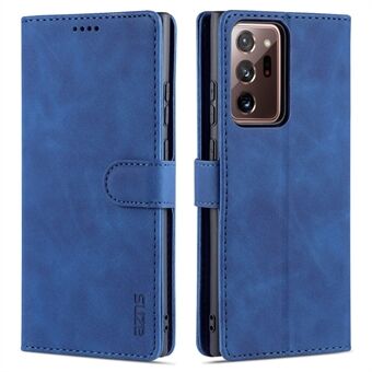 AZNS Stand Folio Flip Card Slots Helkroppsskydd Telefonskal för Samsung Galaxy Note20 Ultra