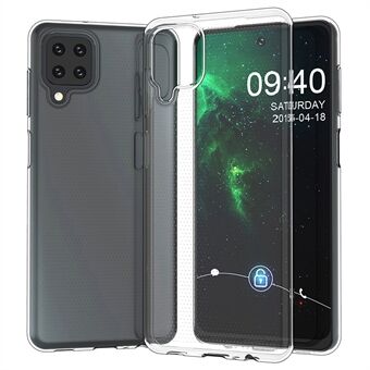 För Samsung Galaxy A42 5G Icke-gulnande genomskinligt telefonfodral Mjukt TPU Smal Mobiltelefon Bakstycke