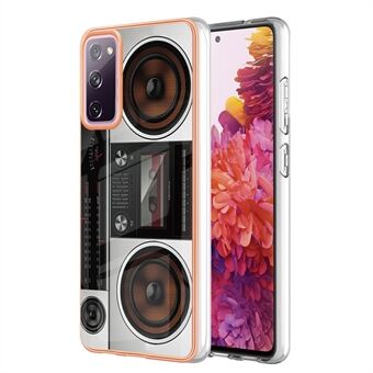 YB IMD Series-19 Style D för Samsung Galaxy S20 FE 5G / S20 FE / S20 FE 2022 / S20 Lite telefonfodral 2,0 mm TPU IMD-mönster bak skal