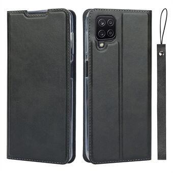 Leather Stand Case med kortplats för Samsung Galaxy A12