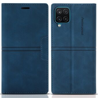 Anti-drop Stand plånboksställ i läder Telefonskal för Samsung Galaxy A12