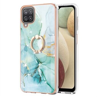 Anti-kollision galvaniseringsram IMD IML Marble Pattern Phone Cover Case för Samsung Galaxy A12