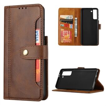 Plånbok Stand läder skyddsSmartPhone Skal till Samsung Galaxy S21 + 5G