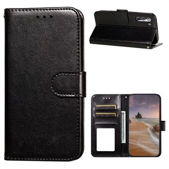Dual-sidig magnetlås Fodral plånboken Stand Phone Shell för Samsung Galaxy S21 5G