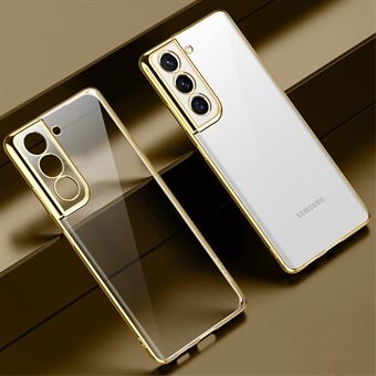 For Samsung Galaxy S21 4G/5G SULADA Transparent Shell Electroplating PC Phone Case
