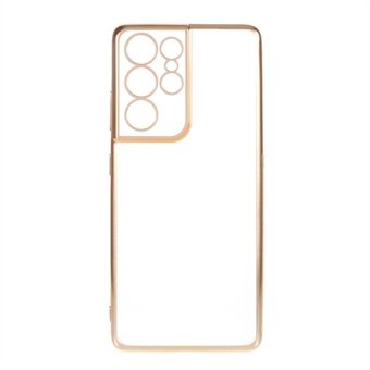 SULADA Electroplating Edges Ultra-thin Micro Matte Soft TPU Phone Case for Samsung Galaxy S21 4G/5G