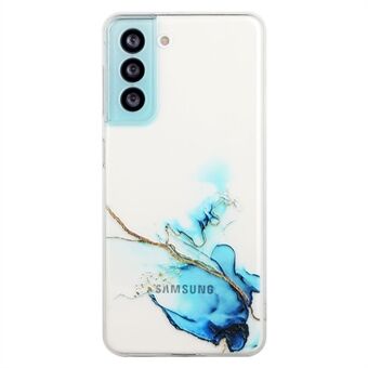 Marmormönster [Exakt hålöppningsdesign] Mjukt TPU-skal till Samsung Galaxy S21 5G