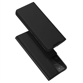 DUX DUCIS Skin Pro Series Anti-Drop Magnetic Suction Folio Flip Stand med korthållare för Samsung Galaxy S21 Ultra 5G