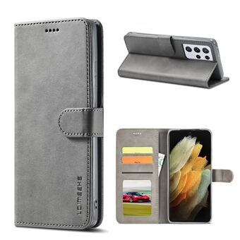 LC.IMEEKE för Samsung Galaxy S21 Ultra 5G Stand Skyddande plånboksfodral i läder