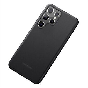 För Samsung Galaxy S21 Ultra 5G Anti-fingeravtryck matt telefonfodral Ultratunt PP telefonfodral - genomskinlig svart