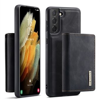 DG.MING M1-serien Löstagbar 2 i 1 magnetisk plånboksdesign Läderbelagd TPU + PC-fodral med stöd för Samsung Galaxy S21 + 5G