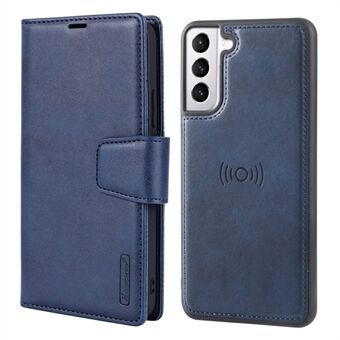 HANMAN Miro2-serien för Samsung Galaxy S21+ 5G Fullt skydd Avtagbart telefonfodral PU- Stand Magnetiskt avtagbart flip-plånboksfodral