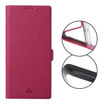 VILI DMK Double Card Holder magnetlås läder plånbok Stand Skal till Samsung Galaxy A32 5G