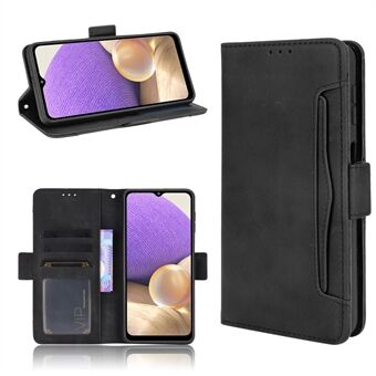 Leather Phone plånbok Design Stand Feature Skyddande täcker fallet med flera kortplatser för Samsung Galaxy A32 5G
