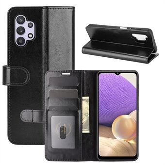 Plånbok Design Crazy Horse Texture läderfodral Stand Fodral till Samsung Galaxy A32 5G