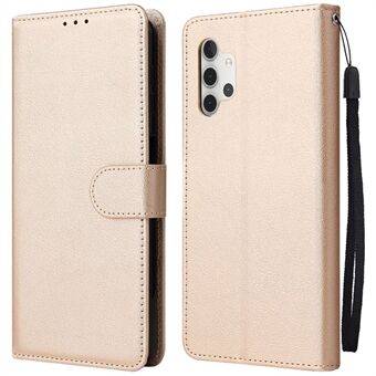 För Samsung Galaxy A32 5G / M32 5G PU Läder Anti- Scratch Skyddande telefonfodral Stand Wallet Flip Case