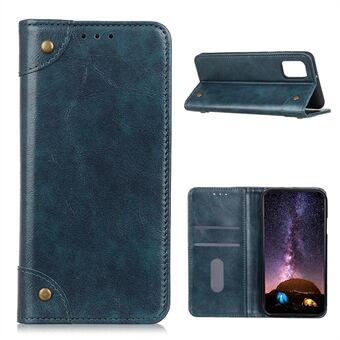 Auto-absorberad plånboksdesign TPU + PU läder telefonskal för Samsung Galaxy A02s (EU-version)