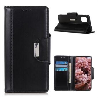 PU läder telefonskydd fodral plånbok Stand design för Samsung Galaxy A02s (EU-version)