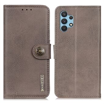 Stand läderskyddsfodral i retrostil Plånboksställningsfodral för Samsung Galaxy A32 4G