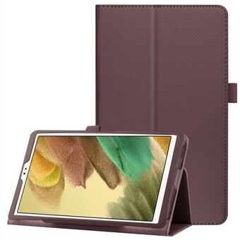 Lätt Slim Litchi Texture PU Läder Folio Cover Stand Fodral för Samsung Galaxy Tab A7 Lite 8,7-tum