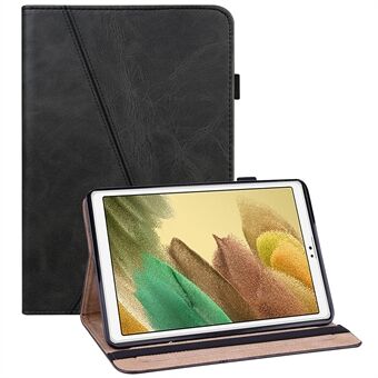 Stand tablettställ i läder med korthållare och pennrem för Samsung Galaxy Tab A7 Lite 8,7-tums SM-T220 (Wi-Fi)/SM-T225