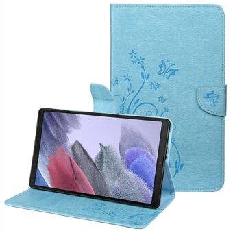 Imprint Butterflies Stand Design Folio Flip Läder Tablettfodral för Samsung Galaxy Tab A7 Lite 8,7-tums/T220/T225