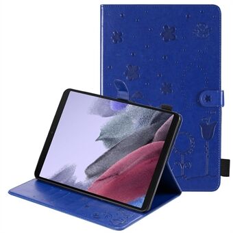 KT Tablet Series-4 Imprinted Cat Bee Auto Wake/Sleep Läder Tablet Stand Fodral Skal för Samsung Galaxy Tab A7 Lite 8,7-tums/T225/T220