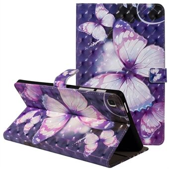 Pattern Printing Tablet Series-1 3D-mönsterutskrift Auto Wake/Sleep Läder Tablettställ Stand Skal för Samsung Galaxy Tab A7 Lite 8,7-tums/T225/T220