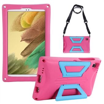 Bärbart handtag EVA + PC Anti-fall Tablet Case Kickstand Skyddsfodral med axelrem för Samsung Galaxy Tab A7 Lite 8,7 tum