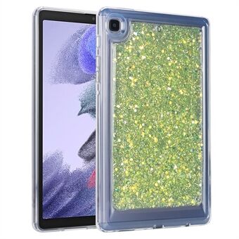 För Samsung Galaxy Tab A7 Lite 8,7-tums T225 / T220 Anti-dropp skyddande tablettfodral Glitter TPU + PC-fodral