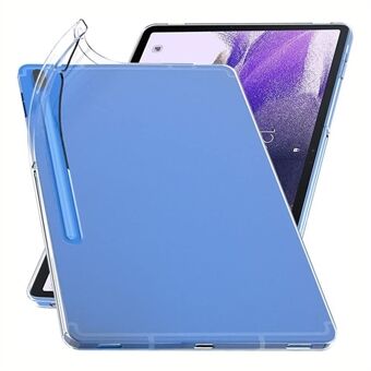 För Samsung Galaxy Tab S7 FE Soft TPU Anti- Scratch bakfodral Transparent surfplatta