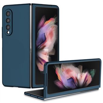 För Samsung Galaxy Z Fold3 5G Hård PC Gummerat telefonfodral Anti Scratch Stötdämpande hopfällbart telefonfodral