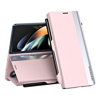 HAD PC-telefonfodral för Samsung Galaxy Z Fold3 5G Anti-Drop skyddande skydd Stötsäkert Stand med penna/pennafack