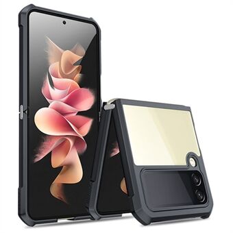 XUNDD för Samsung Galaxy Z Flip3 5G vikbart telefonfodral Akryl + TPU förstärkt hörn Stötsäkert hybridskydd