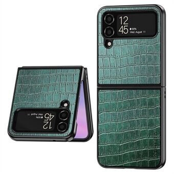 AIORIA För Samsung Galaxy Z Flip3 5G Crocodile Texture PU Läder + PC + TPU Telefon Skyddsfodral Droppsäkert skal
