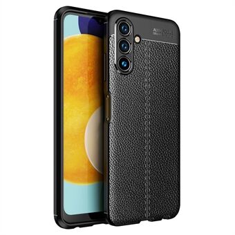 Anti-Fingerprint Litchi Texture Design Mjuk TPU skyddande skal för Samsung Galaxy A13 5G / A04s 4G (164,7 x 76,7 x 9,1 mm)