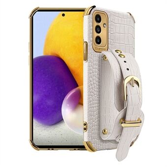 För Samsung Galaxy A13 5G / A04s 4G (164,7 x 76,7 x 9,1 mm) Smartphonefodral Shell Crocodile Texture 6D galvanisering Precise Cutout PU Läder + TPU telefonfodral